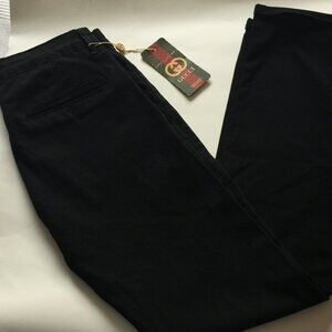 GUCCI LOGO MENS STRAIGHT LEG PANTS-NEW WITH TAGS